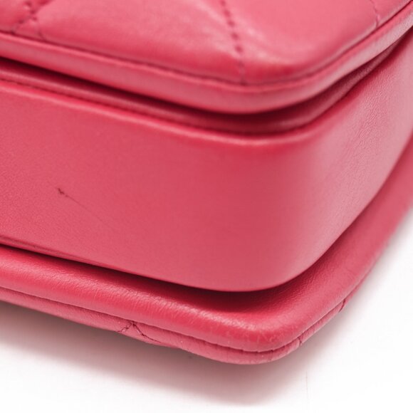 CHANEL Lambskin Quilted Small Trendy CC Flap Dual Handle Pink Gold - Picture 13 of 14